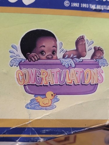 Vintage African American baby shower cutouts black baby 1993 beistle creations - Picture 5 of 6