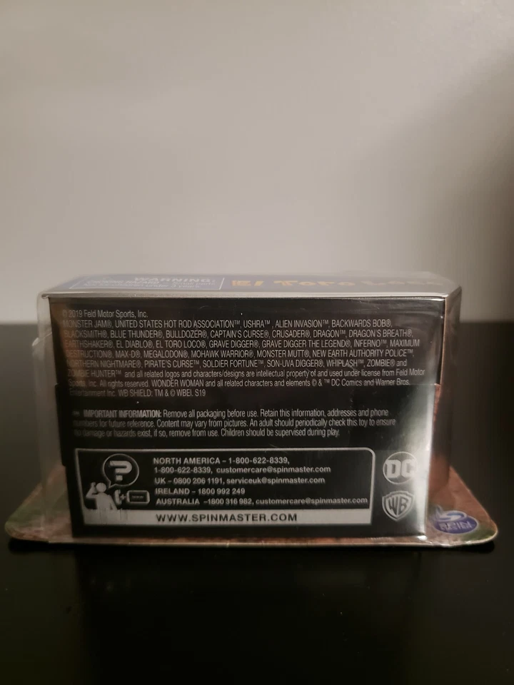 Литая модель Monster Jam 2019 Spin Master El Toro Loco Monster Jam масштаб 1:64 - Изображение 4 из 4