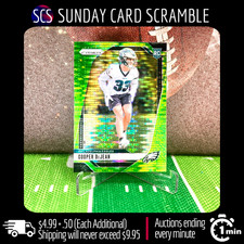 2024 Panini Prizm Green Pulsar Cooper DeJean Rookie RC #321 🚚🔥