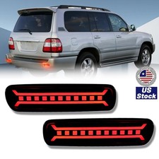 Led Rear Reflector Brake Light Turn Signal Smoke For Toyota Land Cruiser 1998-07 Led Rear Reflector Brake Light Turn Signal Smoke For Toyota Land Cruiser 1998-07