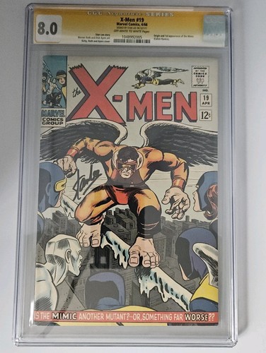 The X-men #19-CGC 8.0-Signature Series: Stan Lee-Origin and 1st app. of Mimic