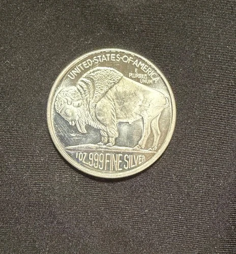Liberty Indian Buffalo  1 Troy oz Silver Round Brilliant Uncirculated