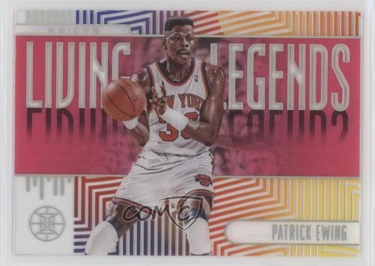 2019-20 Panini Illusions Living Legends Pink Patrick Ewing #17 HOF 06y2