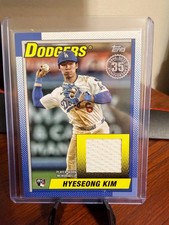 2025 Topps 1990 Topps Baseball Relic Hyeseong Kim #90RU-HK Relic RC