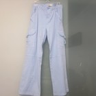 women’s LoveGen Cargo Light Blue Wide Leg Pant Size 11/12 — photo 2