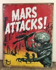 MARS ATTACKS Vintage TIN SIGN Metal Aliens Topps 12.5x16 - XLNT!
