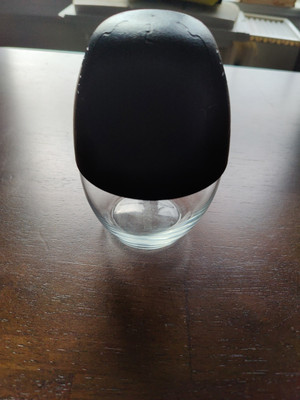 Disaronno Cocktail Shaker Glass With Black Rubber Top