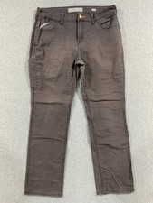 Ariat Men's 31R 34x30 Rebar Grey Made Tough Work Pants Straight Perfect Rise