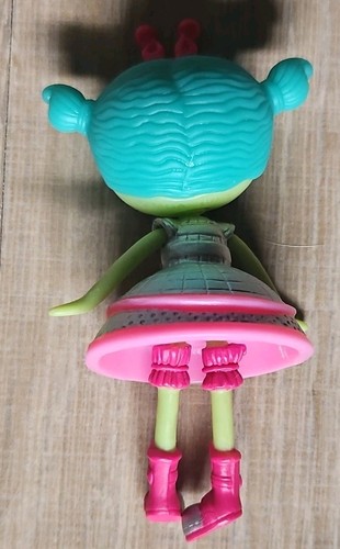 LALALOOPSY MINI 3" DOLL HALEY GALAXY FIGURE WITH PET ALIEN GLOBE BOOK ROCKET! L7 - Picture 2 of 3