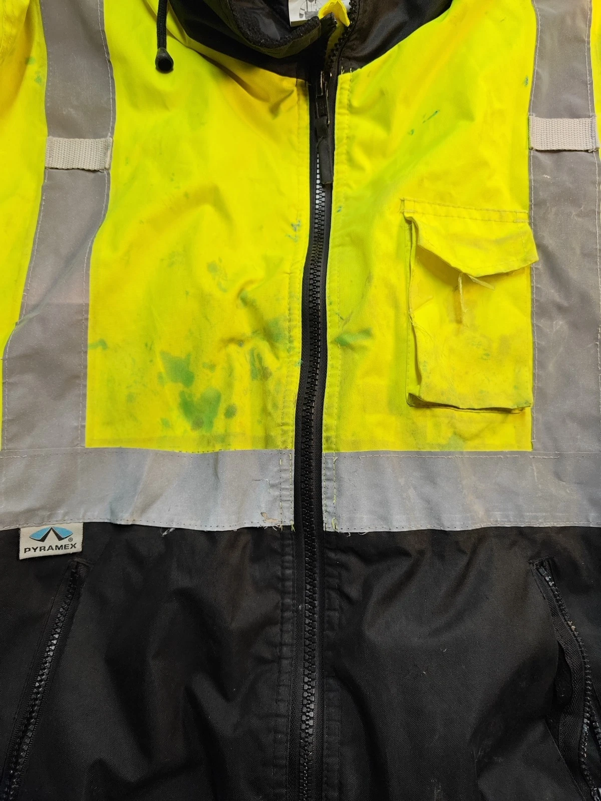 Pyramex Xtreme Visibility Class 3 Hi-Vis Jacket with Quilted Liner Size M image 5