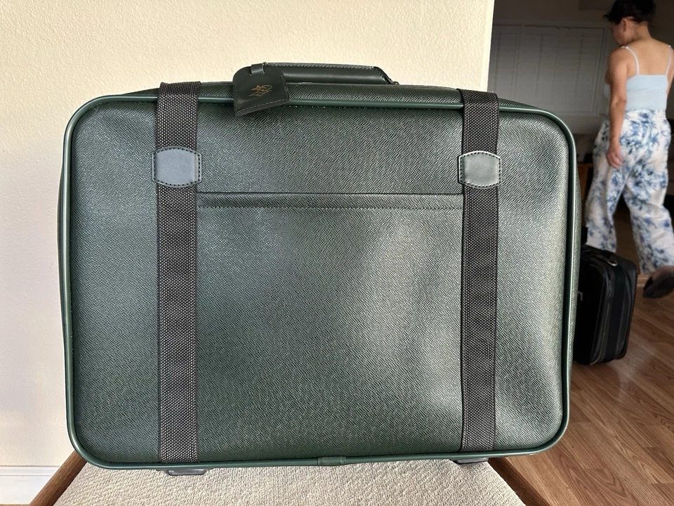 Louis Vuitton Satellite 53 Travel Carry Trunk Bag Case Suitcase Taiga 53x37x16cm - Image 3 of 4