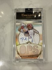 2024 Topps Luminaries Hit Kings Game Used Patch Autograph Paul Goldschmidt #/15