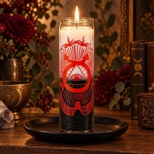 Double Action Evil Eye 7 Day Multicolor Spiritual Protection Prayer Candle