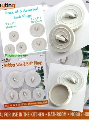 Waschbecken Küche Bad Dusche Abfluss Stopfen Stopfen Set Dusche Abfluss Stöpsel 5 Stück 2 Größe