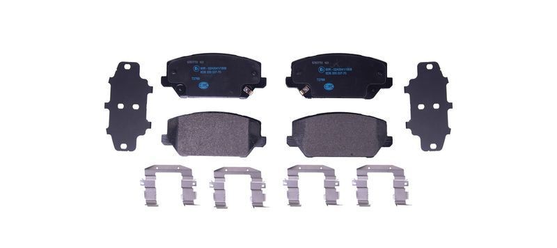 HELLA 8DB 355 037-701 BRAKE PAD SET DISC BRAKE Front