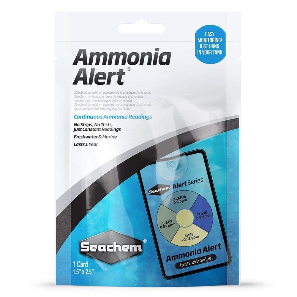 Seachem Aquarium Fish Tank Ammonia Alert Water Test