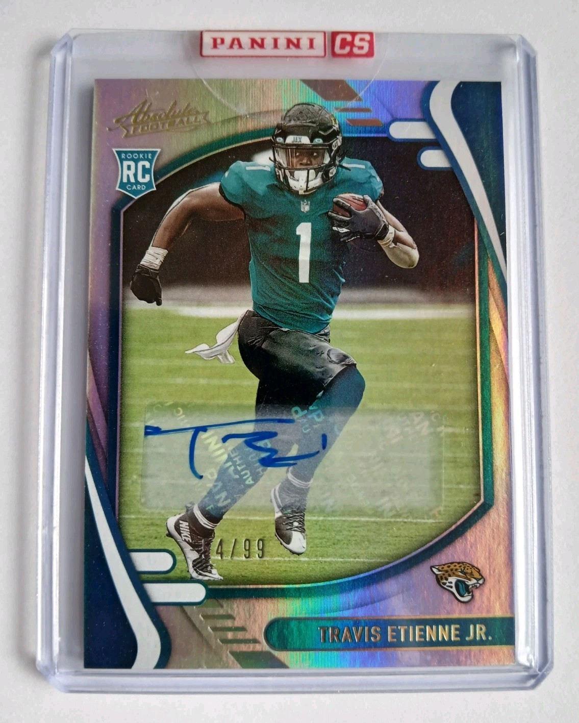 Travis Etienne Panini Absolute #112 Autograph