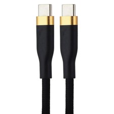 Simple Magnetic 4FT USB-C to USB-C Cable - Black