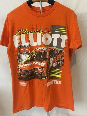 NASCAR Chase Elliot Richard Childress Racing Team Orange Hooters Tshirt Men s M