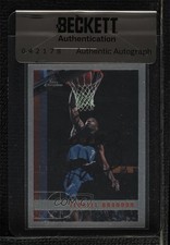 BAS 1997-98 Topps Chrome Terrell Brandon #16 Seal of Authenticity Auto 3c7