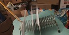 Mid century Wire Spring Dog Letter Picture Holder Silver Vintage Scotty Dog — photo 7