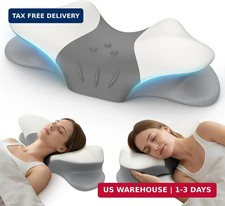 Cervical Neck Pillow for Pain Relief, Ergonomic Side Sleeper Pillow for Sleeping