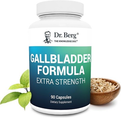 Dr. Berg Gallbladder Formula Extra Strength - with Ox 90 Count (Pack of 1) 