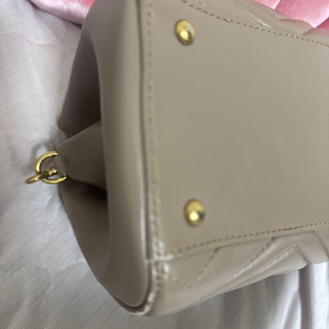 GUCCI Marmont GG Shoulder Hand Bag Magnetic Leather Beige Pink Gold Hardware thumbnail 13