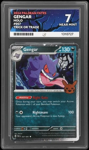 Gengar 057/091 Pokemon paldean fates Trick or Trade 2024 ACE 7