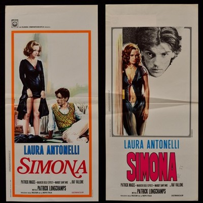 Los Plakate SIMONA Laura Antonelli Magee Longchamps Raf Vallone Patrick B61