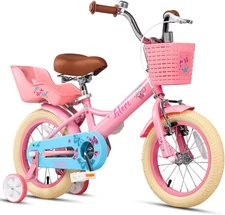 Sasha Girls Bike, 12-20 Inch Kids Bike for Ages 2-13 Years Old Children, Retro V
