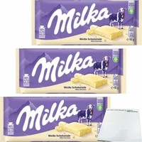 Milka Weisse 3Er Pack 3X90G Tafel Usy Block