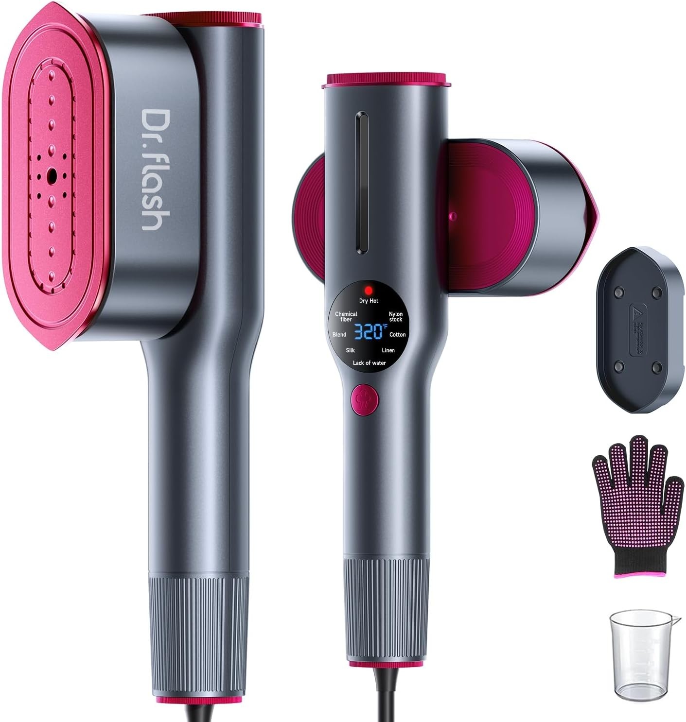 2 in 1 Steamer and Iron for Clothes 15s Heat Up 1200W-image