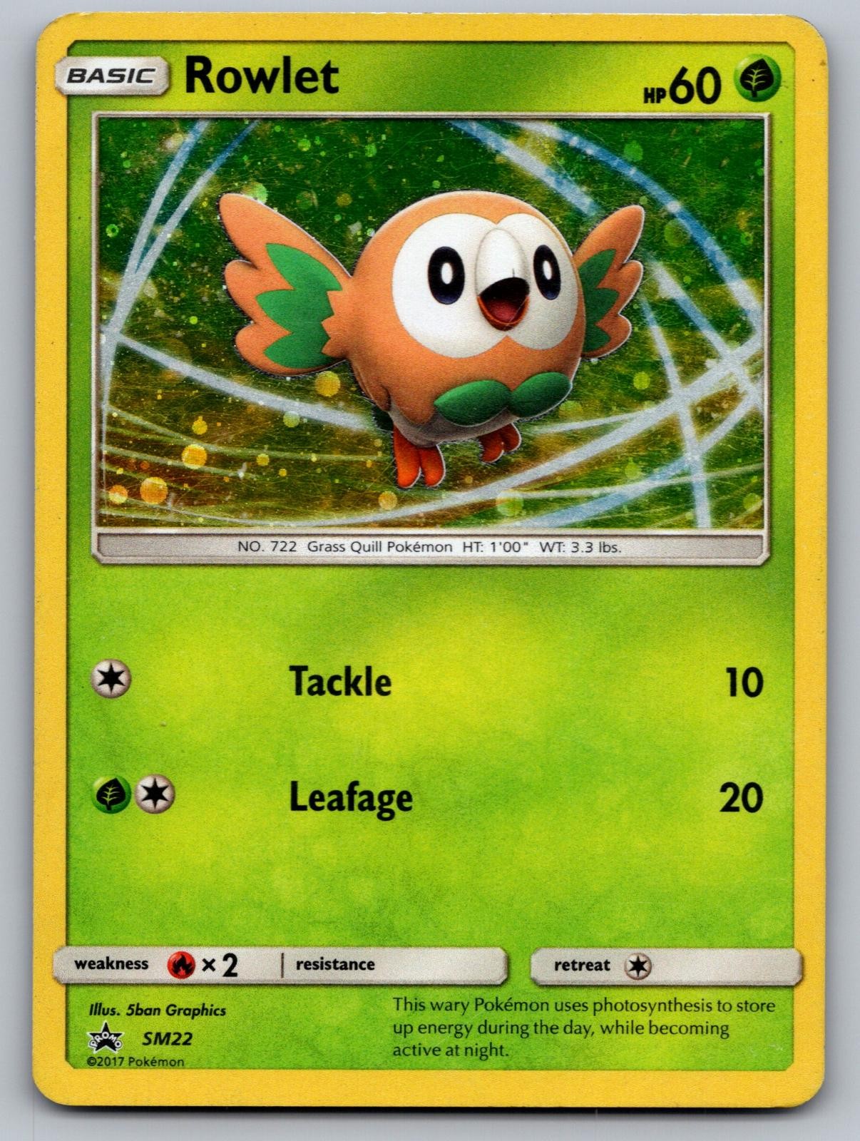 Rowlet - SM22 Holo Promo Sun & Moon Promo