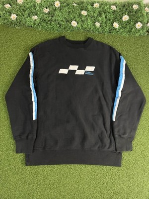 Period Correct Turn 14 Distribution Racing Team Heavyweight Crewneck Black M