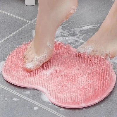 #ad Foot Back Scrubber Exfoliating Silicone Massager Mat Bath Pad Cleaning Shower US $4.50