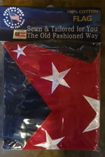 HEAVY COTTON 3 FEET X 5 FEET 6TH TEXAS CAVALRY FLAG - CSA - Civil War 