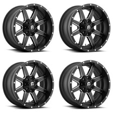 Set 4 Fuel D538 Maverick 20x9 8x6.5 Matte Black Milled Wheels 20 1mm Rims Set 4 Fuel D538 Maverick 20x9 8x6.5 Matte Black Milled Wheels 20 1mm Rims