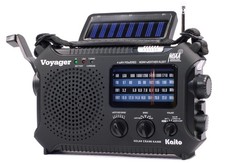 NEW Kaito KA500 AM FM Shortwave Solar Crank Emergency Weather Alert Radio BLACK