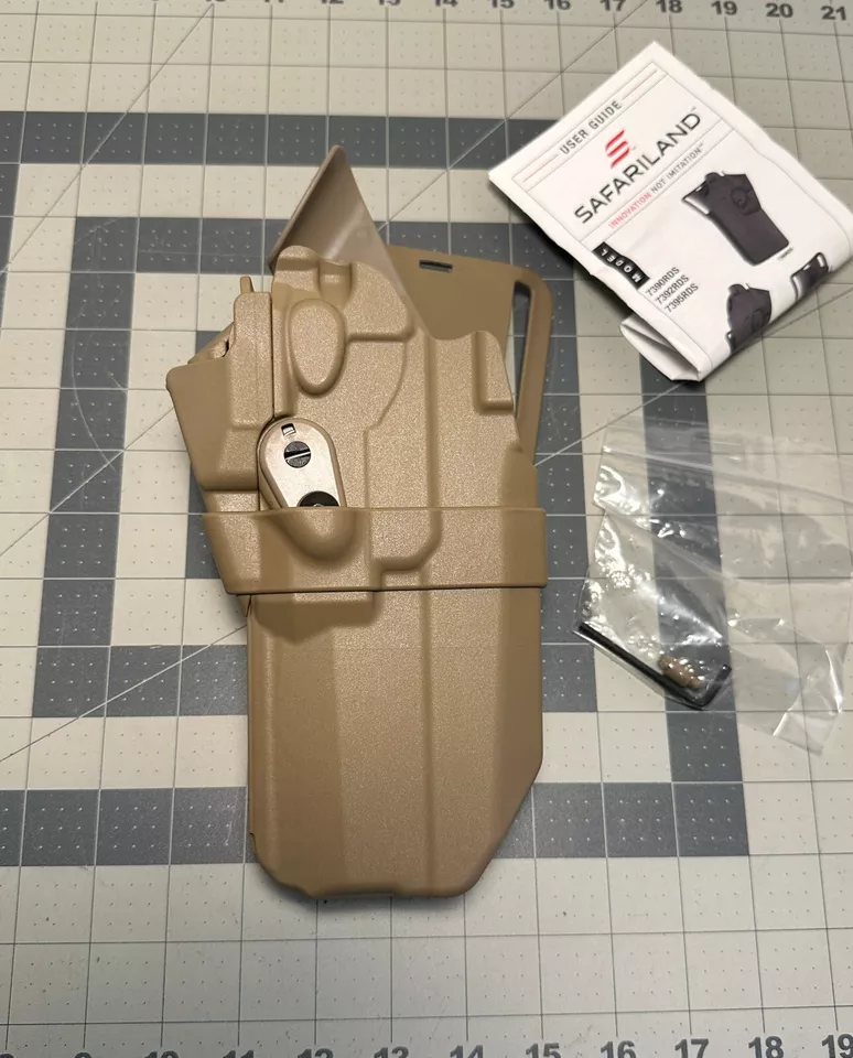 Safariland 7395RDS LH Duty Holster, SIG P320 X-FIVE + LIGHT & RED DOT -LEFT HAND - Image 3 of 4