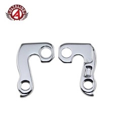 BICYCLE ALLOY REAR DERAILLEUR MESH FRAME HANGER GEAR TAIL HOOK A-HG012 SILVER.