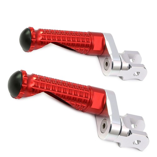 MPRO 1 inch Riser Red Front Foot Pegs For F800R 09-11 12 13 14 15 16 17 ...