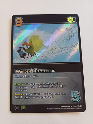 Warden's Protection Universus Critical Role Heroes of Exandria Rare #79