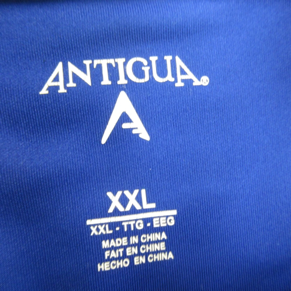 Мужской свитер Antigua 2XL с длинным рукавом пуловер на молнии 1/4 для гольфа на открытом воздухе KC Royals - Изображение 3 из 4