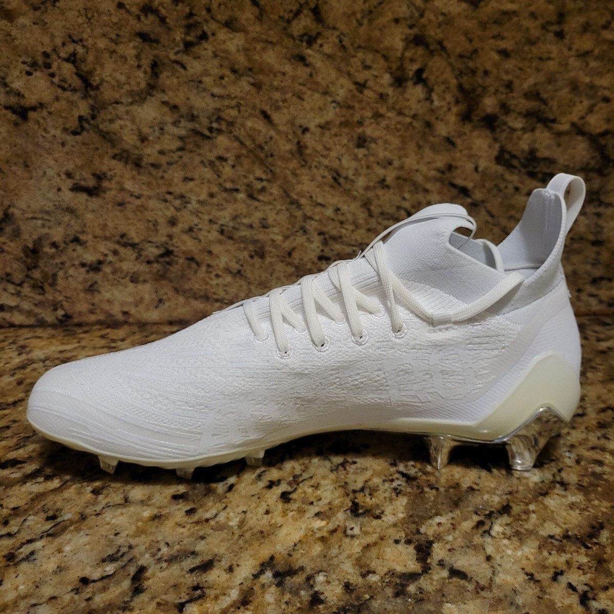 Adidas ADIZERO Primeknit Football Cleats Mens Size 14 Triple  display picture 2