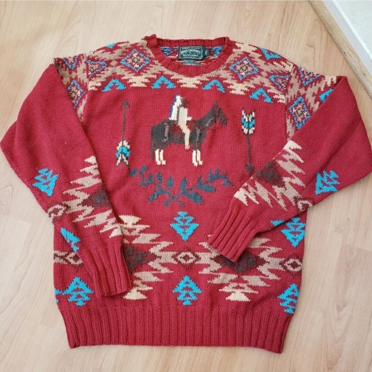 VTG Ralph Lauren Polo Country Men's S Red Chief Horse Hand VTG Ralph Lauren Polo Country Men's S Red Chief Horse Hand