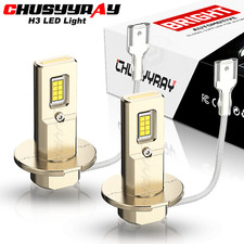 H3 Led Fog Light Bulbs Conversion Kit Super Bright Canbus Super White High Power