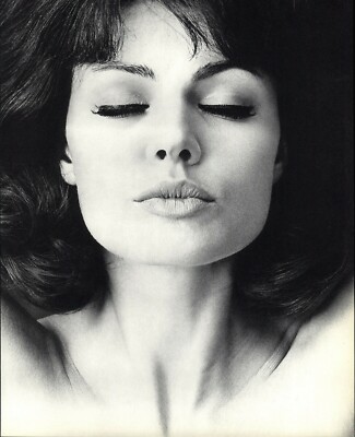 1966 Wingate Paine Facial Expression II Female Nude Body Art Photo