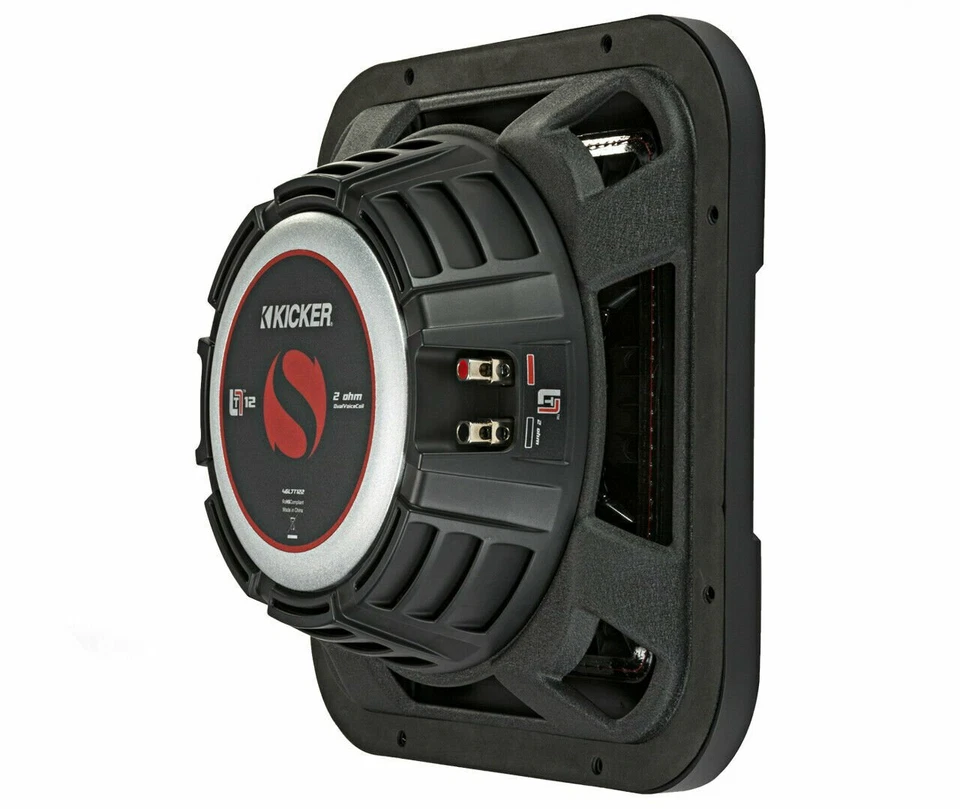 Kicker L7T84, L7T 8" Dual 4 Ohm Voice Coil Car Subwoofer, 700W (46L7T84) - Image 4 of 4
