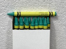 (16) Crayola Crayons (caribbean green) BULK